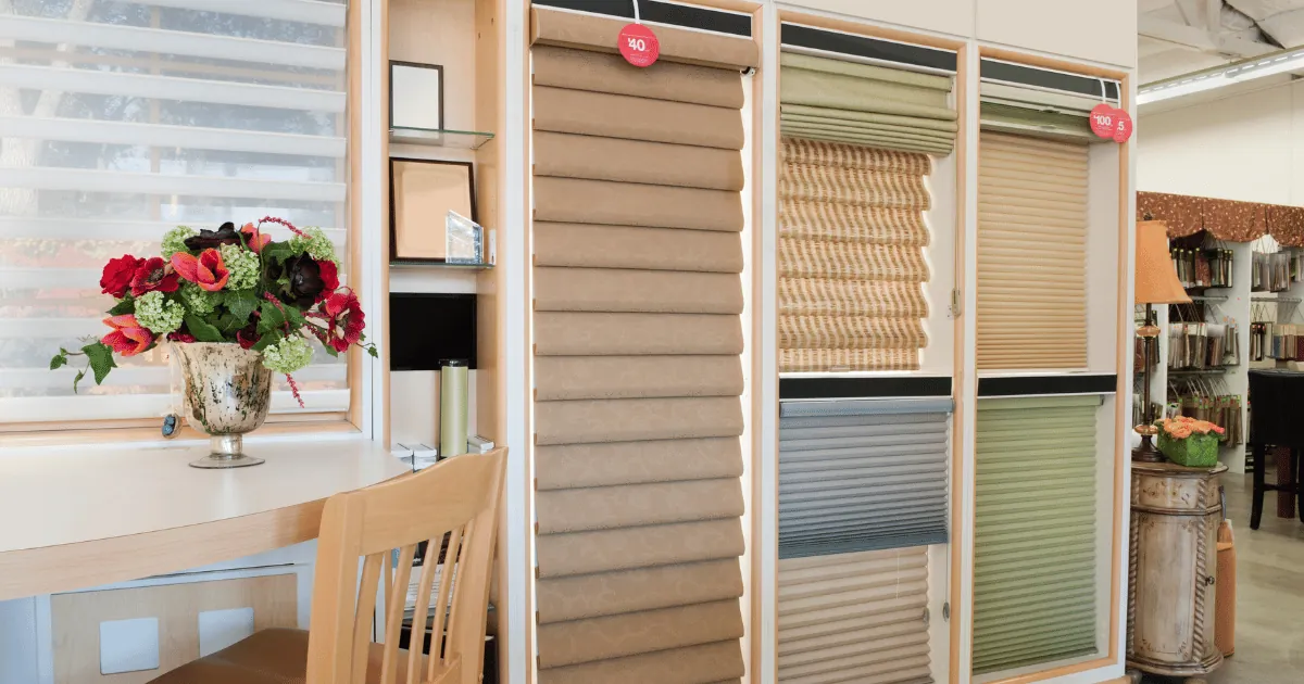 Tienda de decoración con producto exhibido