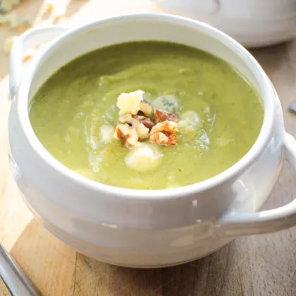 Crema de poblano
